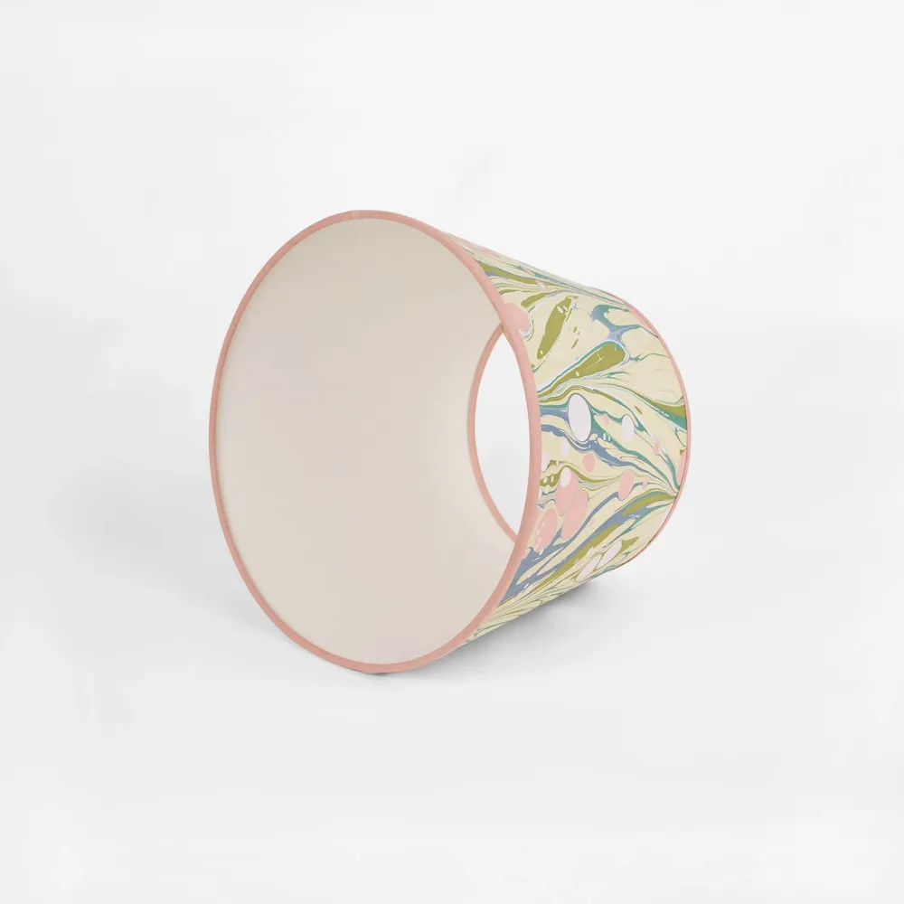 Objets de décoration - MARBLED LARGE PLAIN LAMPSHADE - MOSS BUBBLE - CRAFT BOAT