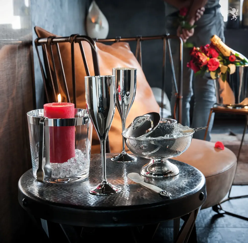 Stemware - Champagne coupe "Enjoy" 925 Sterling silver - SONJA QUANDT