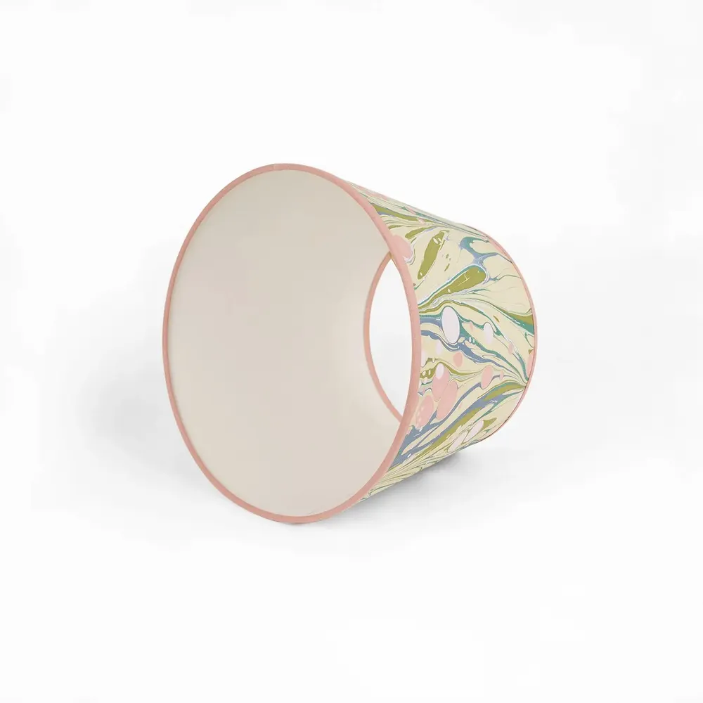 Objets de décoration - MARBLED LARGE PLAIN LAMPSHADE - MOSS BUBBLE - CRAFT BOAT