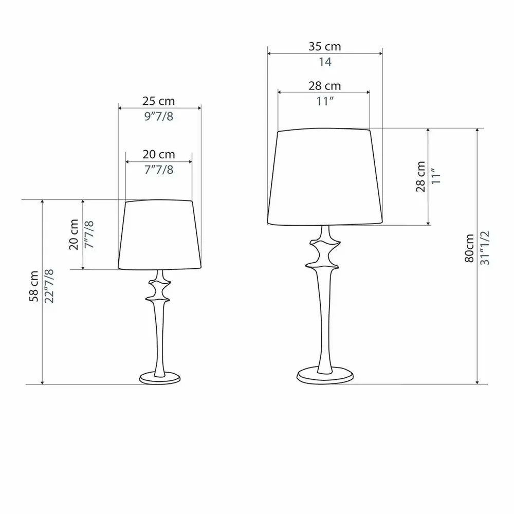 Table lamps - MANCHA & PETITE MANCHA Table lamp - OBJET INSOLITE