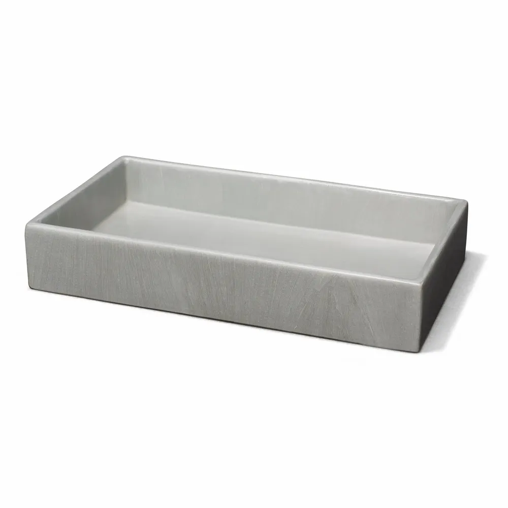 Bathroom storage - Silver Maize Bath Tray - LADORADA