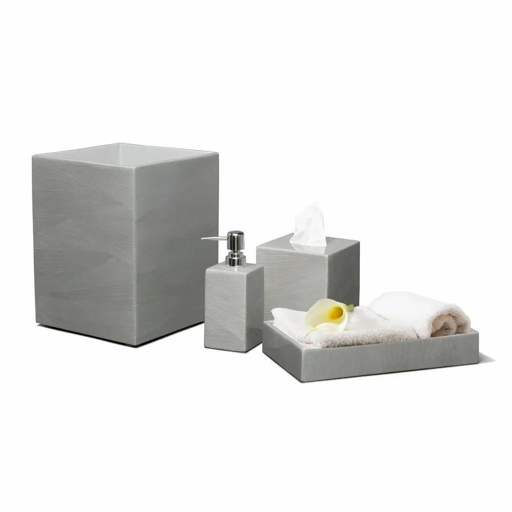 Bathroom storage - Silver Maize Bath Tray - LADORADA