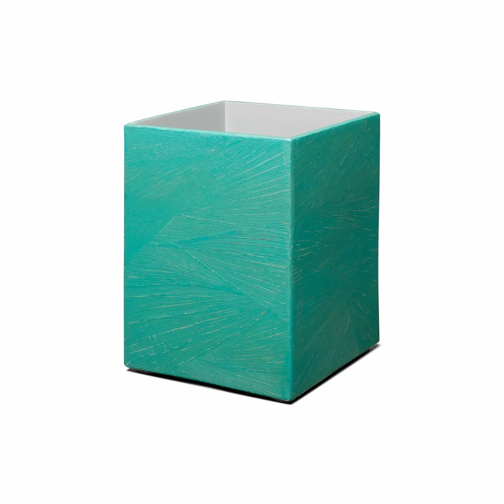 Bathroom storage - Aquamarine Maize Wastebin - LADORADA