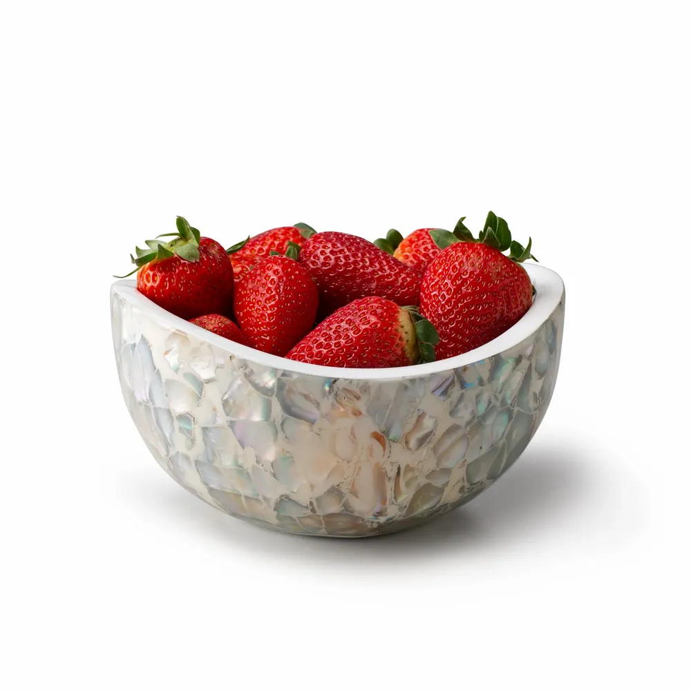 Guirlandes et boules de Noël - Petit bol en nacre - LADORADA