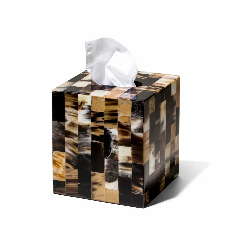 Bathroom storage - Horn Domino Tissue Box - LADORADA