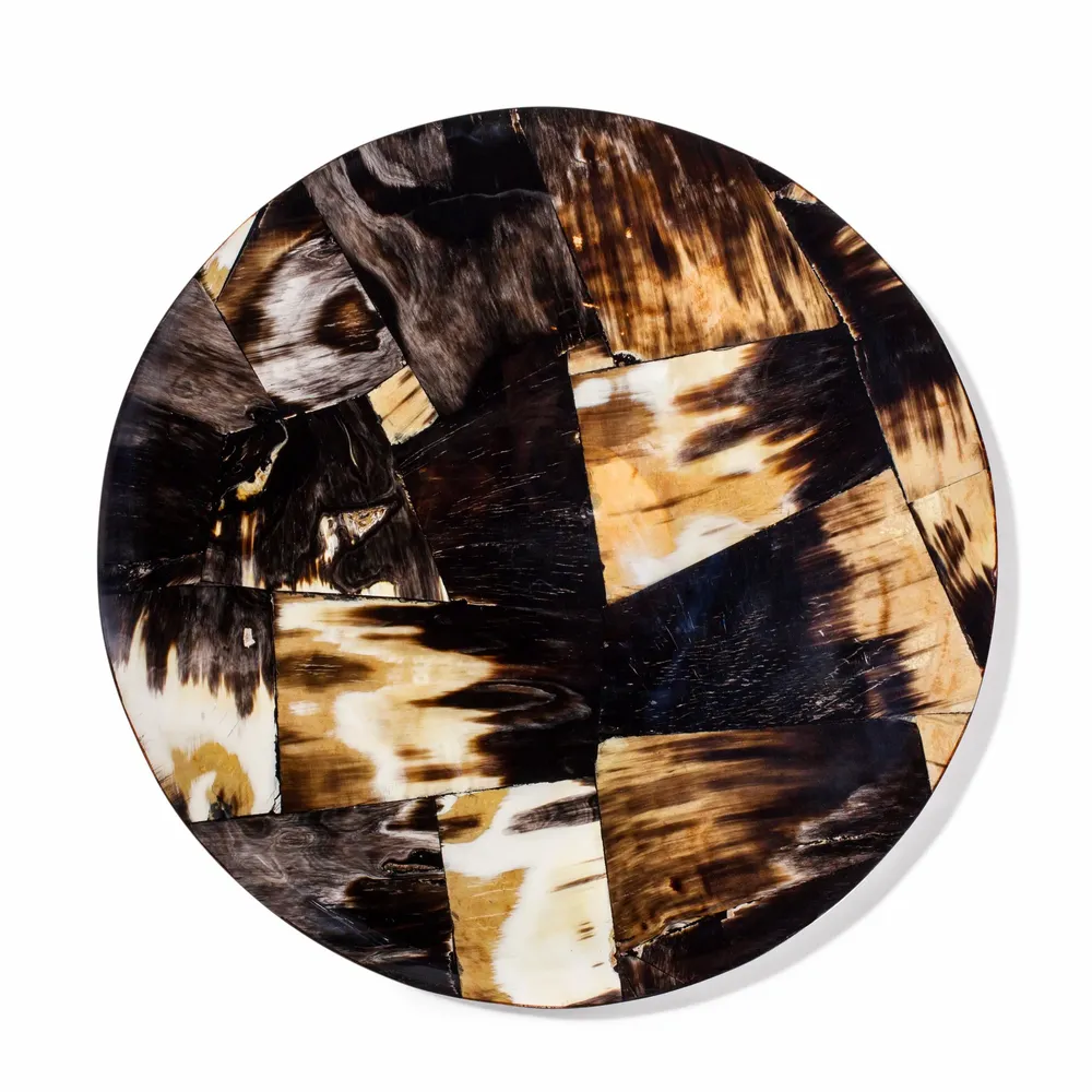 Objets de décoration - Centre de table rond en placage de corne - LADORADA