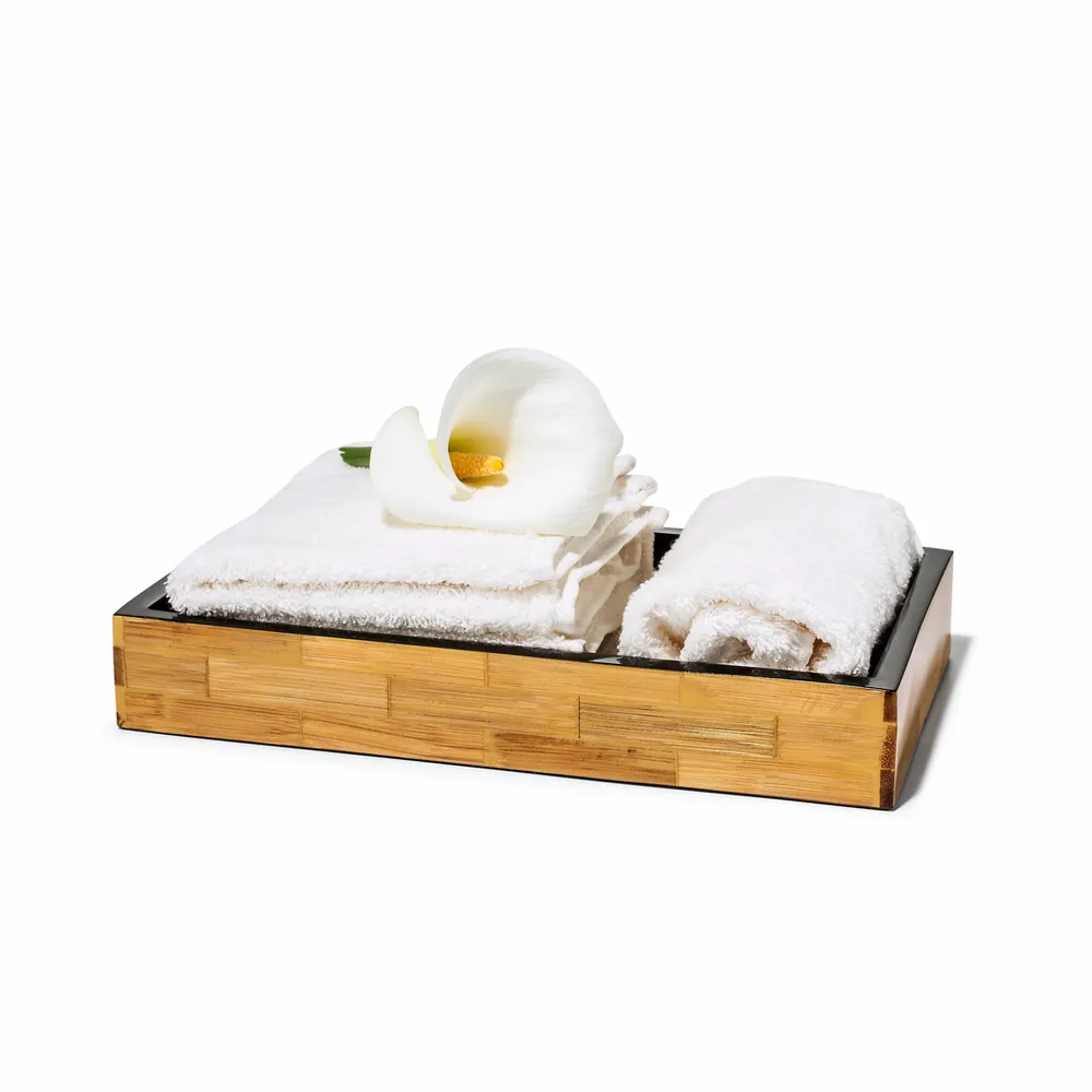 Bathroom storage - Bamboo Veneer Bath Tray - LADORADA
