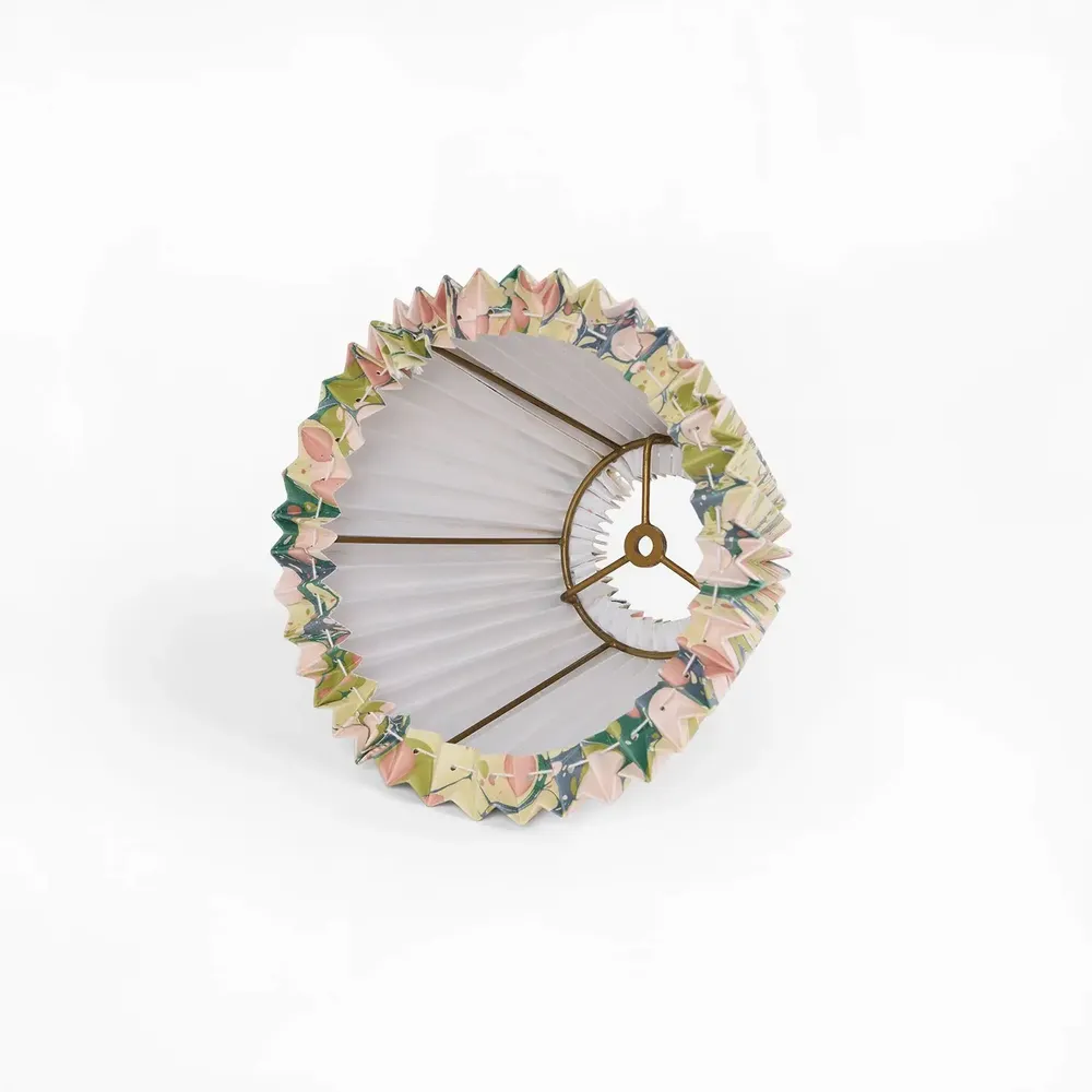 Objets de décoration - GRAND ABAT-JOUR PLISSÉ MARBRÉ - MOSS BUBBLE - CRAFT BOAT