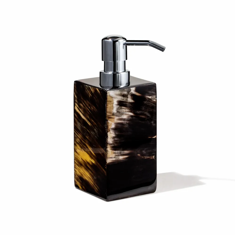 Bathroom storage - Horn Veneer Soap Dispenser - LADORADA