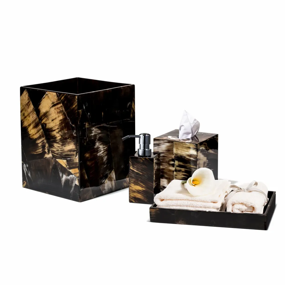 Bathroom storage - Horn Veneer Soap Dispenser - LADORADA