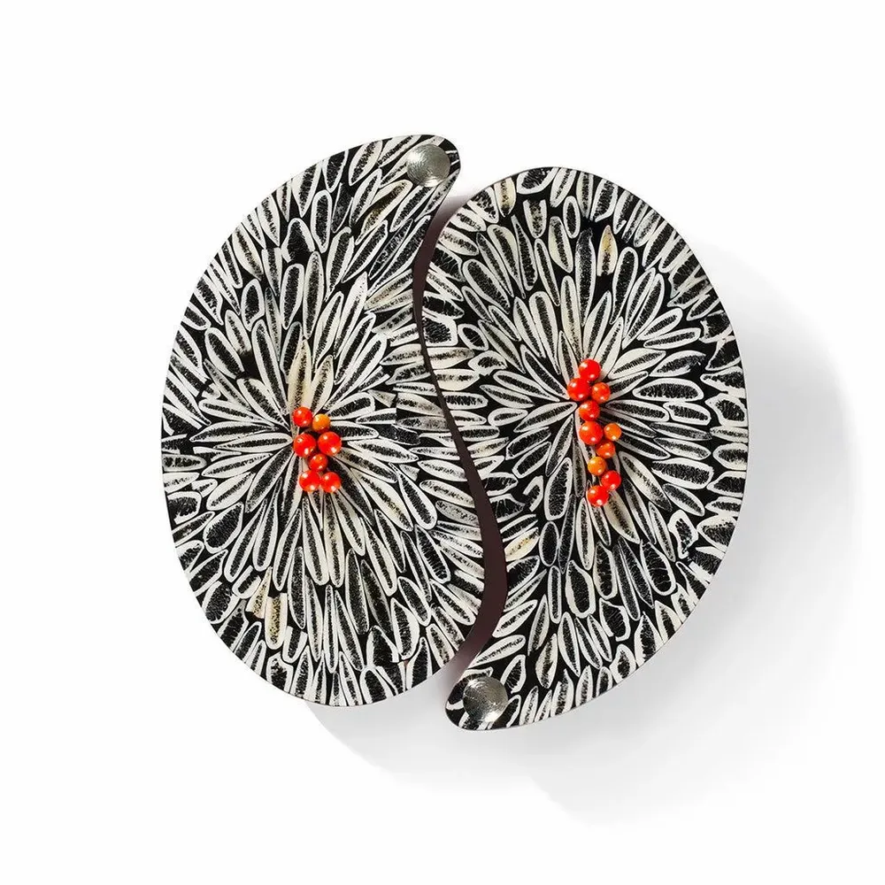 Decorative objects - Black Almendro Yin-Yang Set - LADORADA