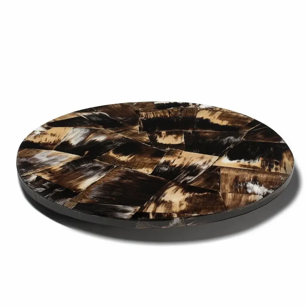 Plateaux - Plateau tournant en placage de corne - LADORADA