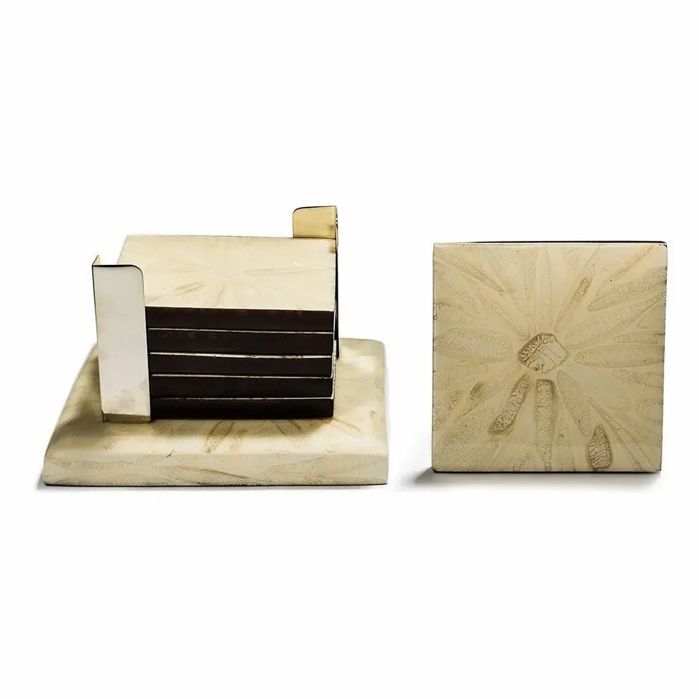 Glass - Light Almendro Coaster Set - LADORADA
