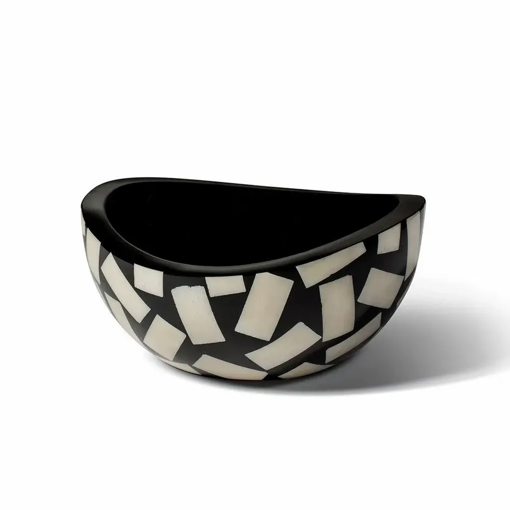 Christmas garlands and baubles - Bone Domino Small Bowl - LADORADA