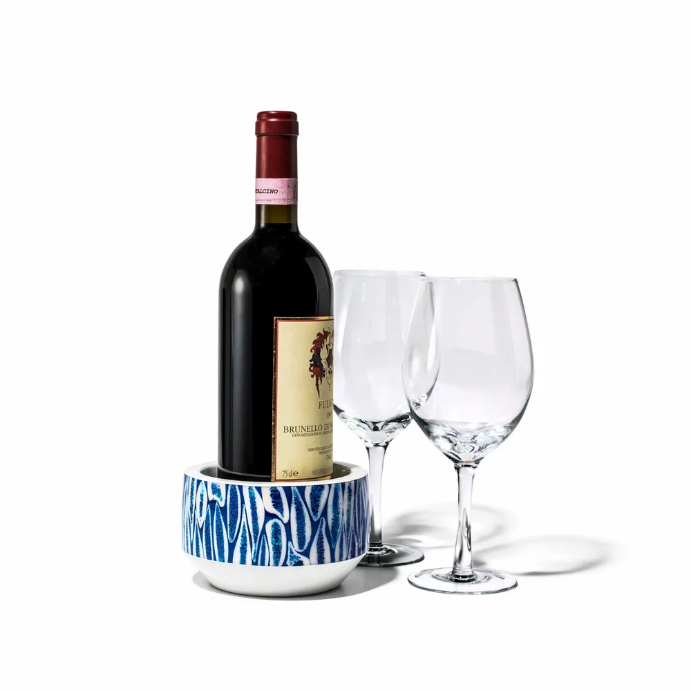 Wine accessories - Blue Almendro Bottle Holder - LADORADA