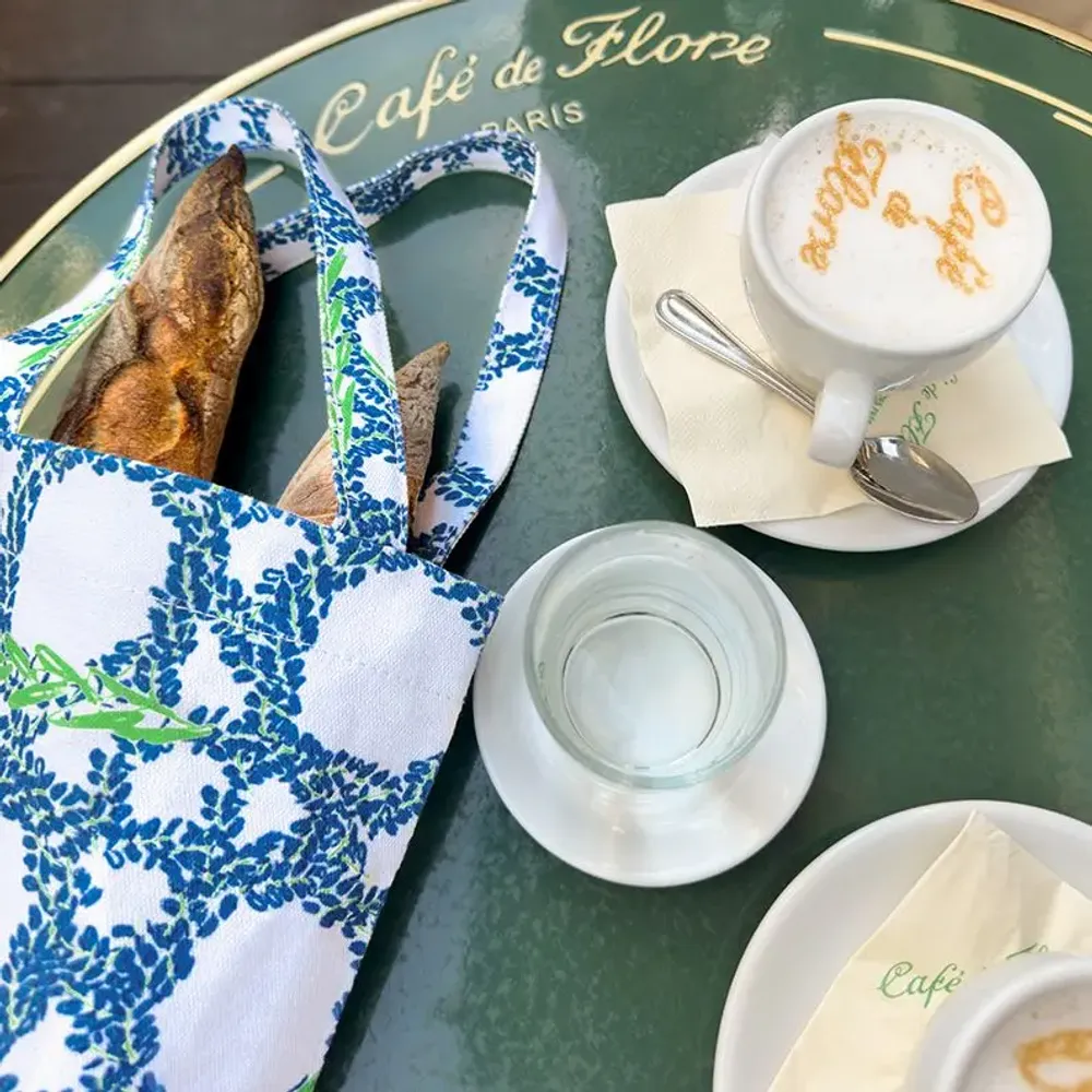 Kitchen linens - Bread Bag - Lavande Céleste - PARESSE PARIS