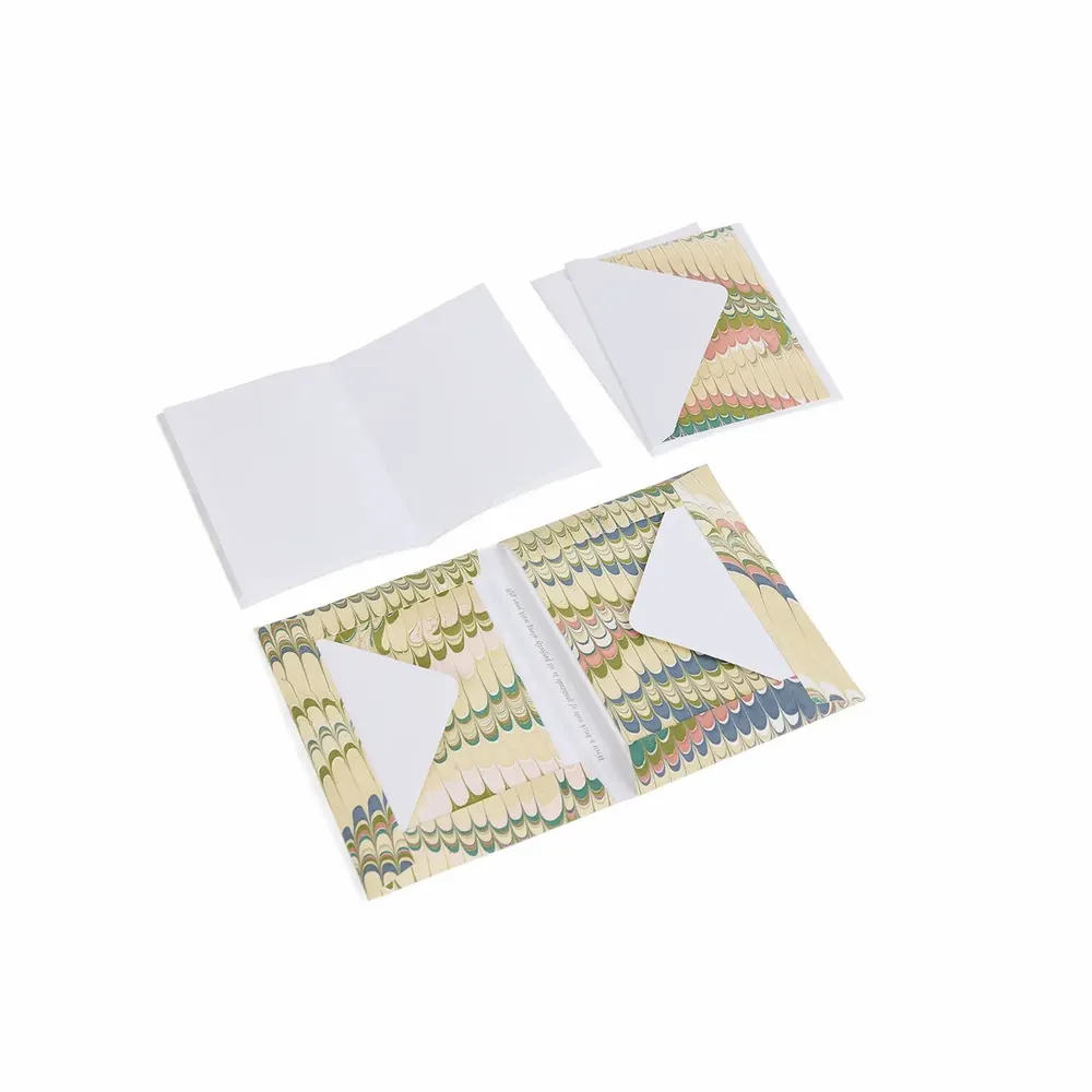 Objets de décoration - MARBLED GREETING CARD SET - MOSS MOUNTAIN - CRAFT BOAT