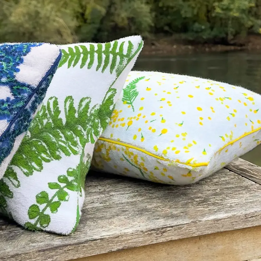 Fabric cushions - Terry Boudoir - Or Mimosa - PARESSE PARIS