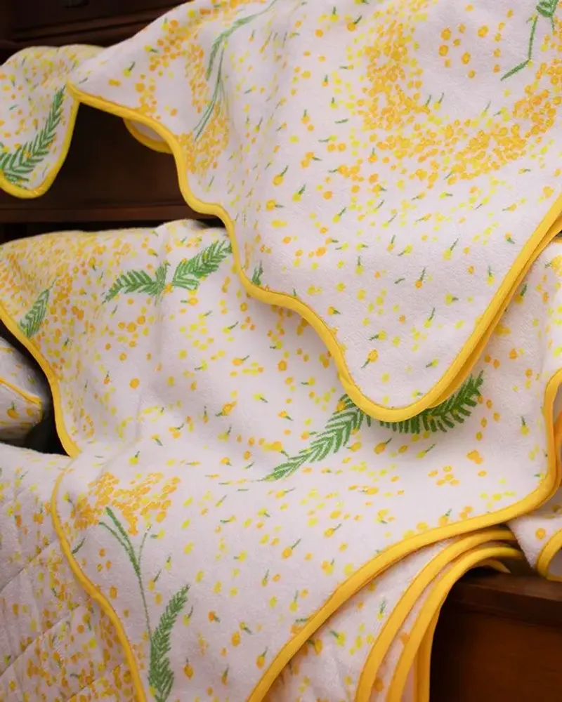 Fabric cushions - Terry Boudoir - Or Mimosa - PARESSE PARIS