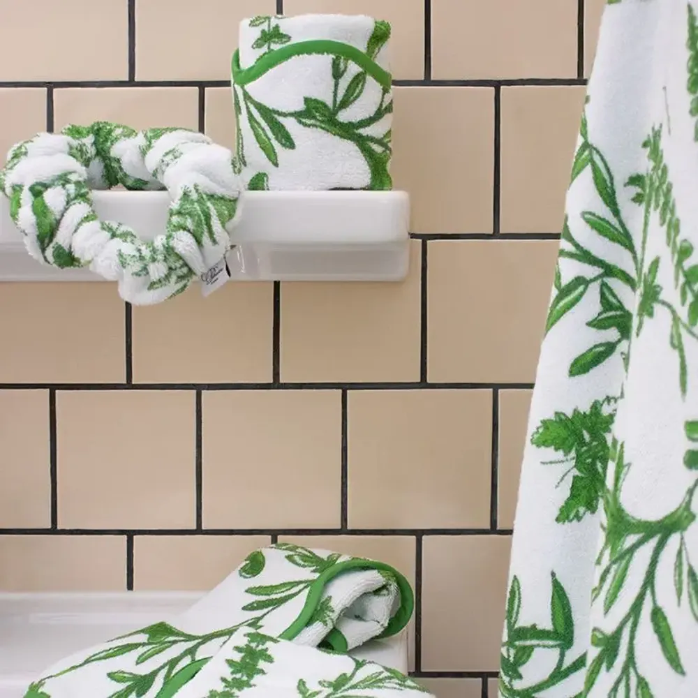 Linge - Serviette corps & cheveux éponge - Forêt Secrète - PARESSE PARIS