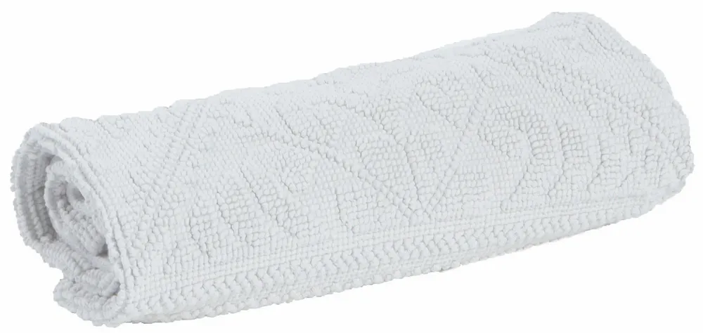 Other bath linens - Enzo Bath Mat Neige 70 X 140 - MAISON VIVARAISE - SDE VIVARAISE WINKLER