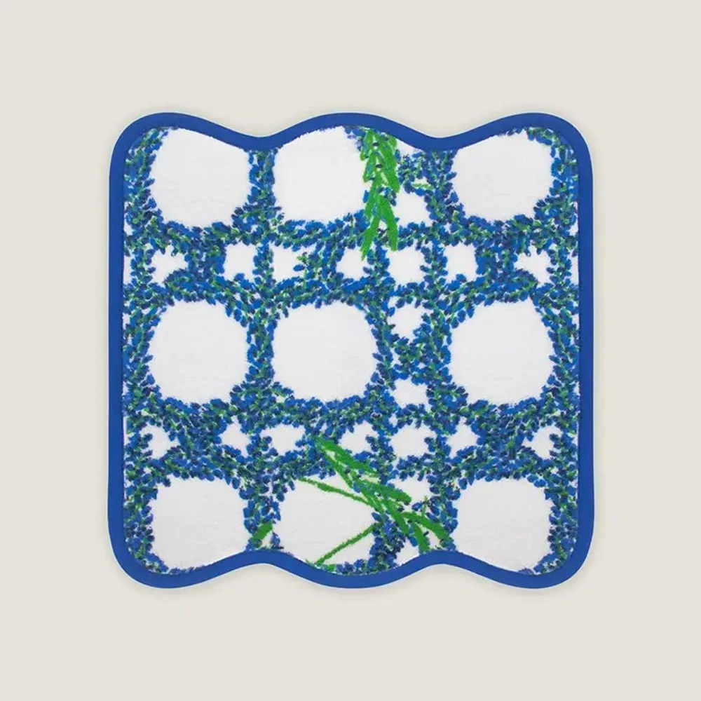 Linge - Serviette main & visage éponge - Lavande Céleste - PARESSE PARIS