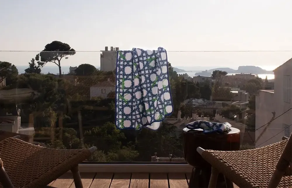 Linens - Hair & Body Terry Towel - Lavande Céleste - PARESSE PARIS