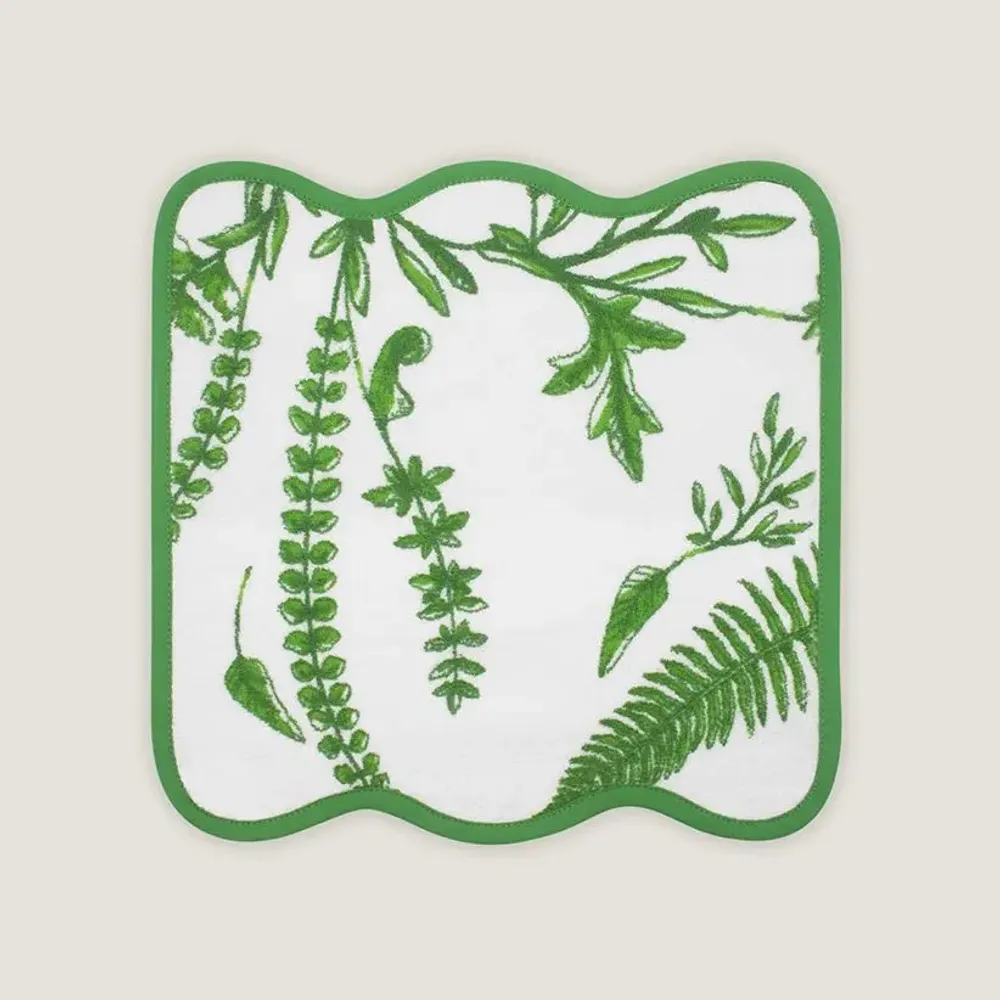 Linge - Serviette main & visage éponge - Forêt Secrète - PARESSE PARIS