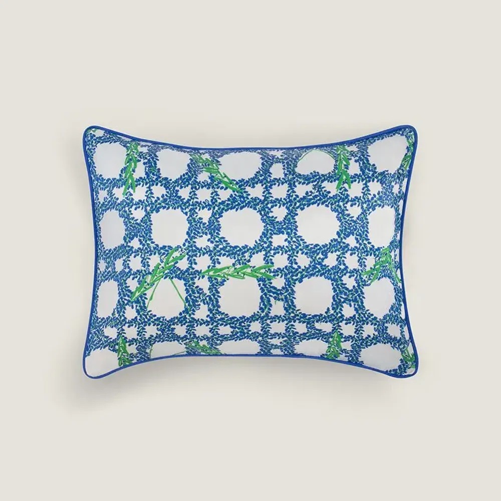 Cushions - Silk Boudoir Case - Lavande Céleste - PARESSE PARIS