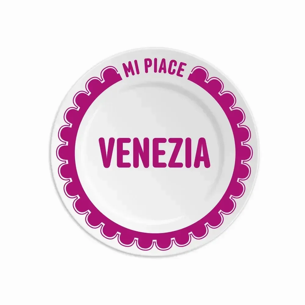 Assiettes au quotidien - ASSIETTE 16 MI PIACE VENEZIA - ILARIA.I