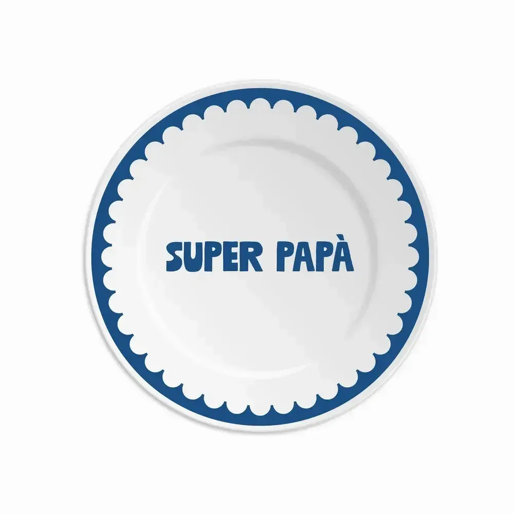 Assiettes au quotidien - ASSIETTE 16 SUPER PAPA' - ILARIA.I