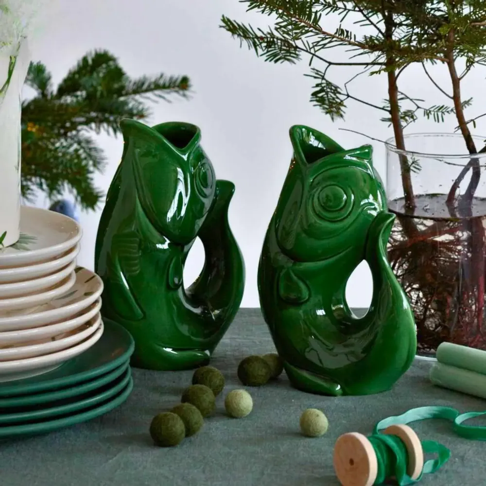 Objets de décoration - Carafe GlouGlou Vert Ara - CHAROLLES