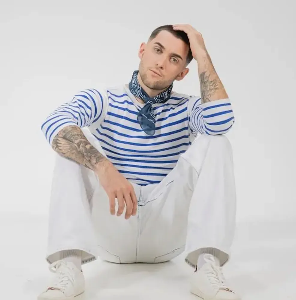 Scarves - STANLEY MARINE COTTON BANDANA - MONSIEUR CHARLI