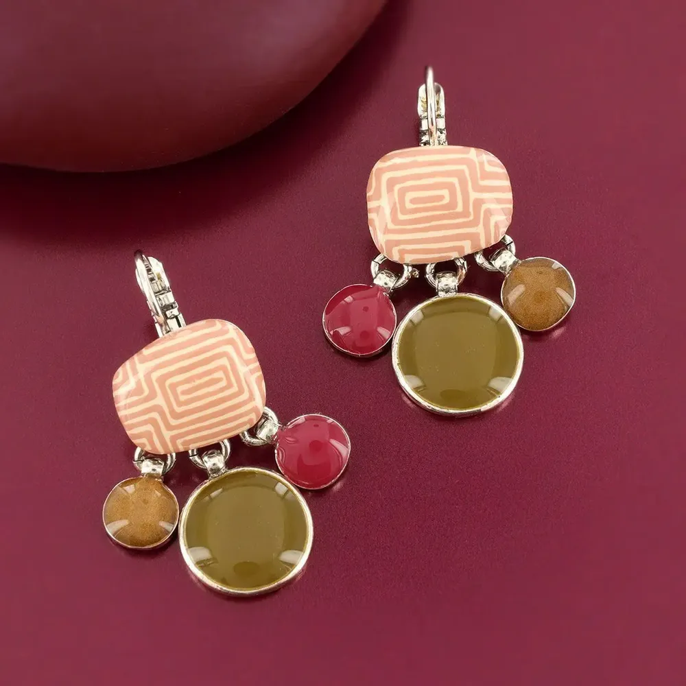 Jewelry - SPARKLING SLEEPERS SILVER PINK - TARATATA BIJOUX