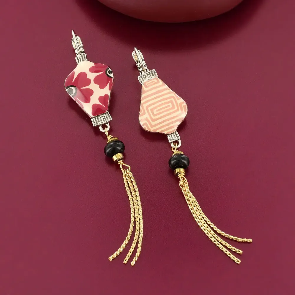 Jewelry - SPARKLING SLEEPERS SILVER PINK - TARATATA BIJOUX