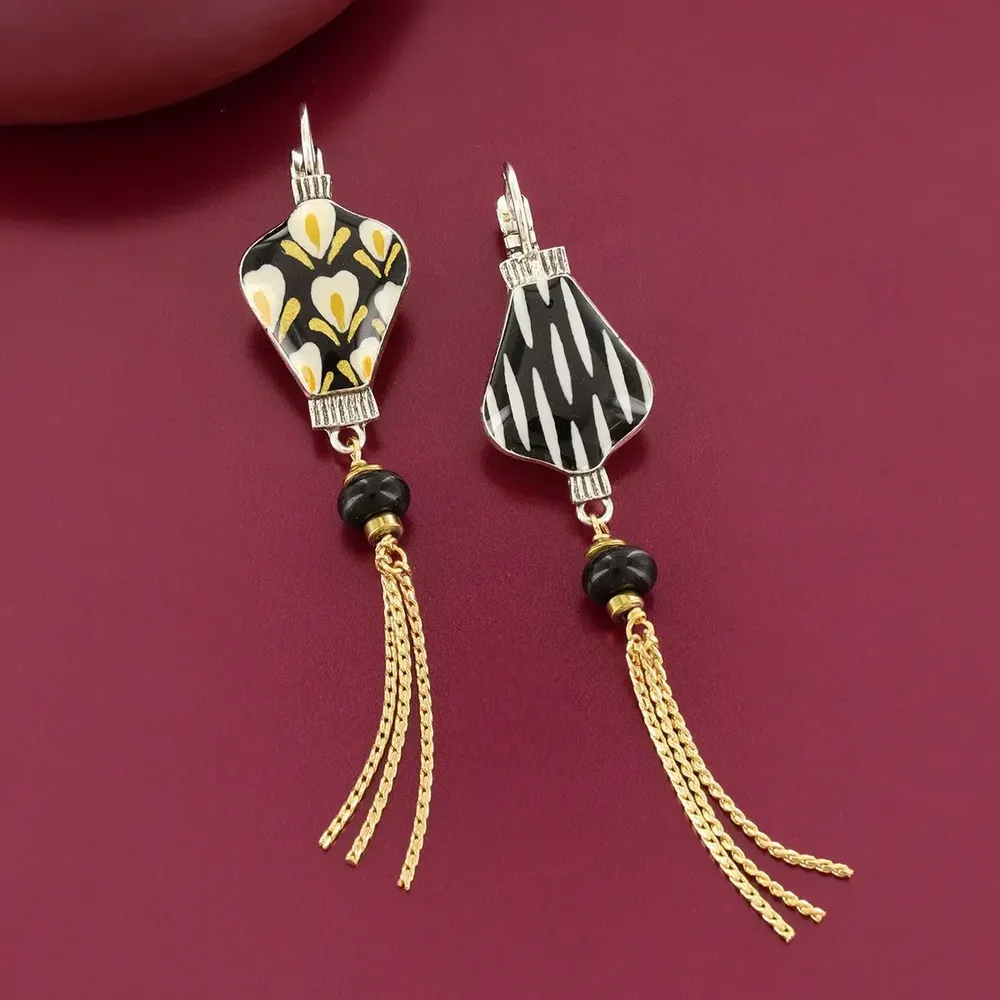 Jewelry - Sparkle Sleepers, Silver Multi-Color - TARATATA BIJOUX