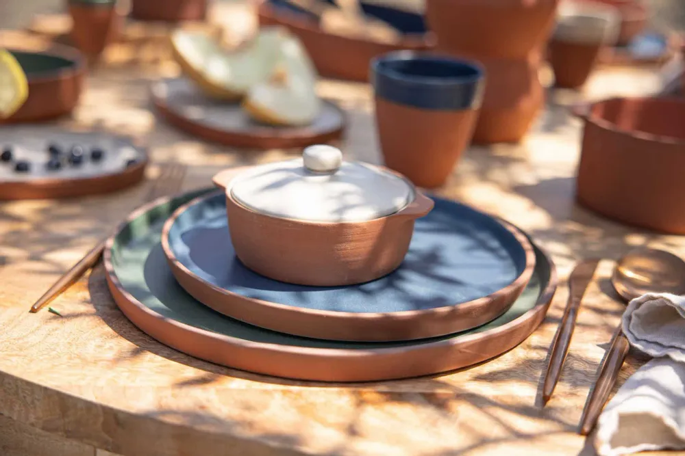 Assiettes au quotidien - Collection Terra - MARIA PORTUGAL TERRACOTA