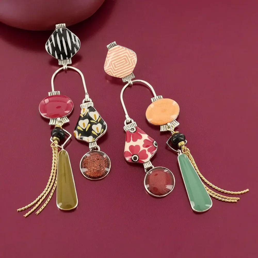 Bijoux - PUCES ETINCELLE COULEUR ARGENT MULTI - TARATATA BIJOUX