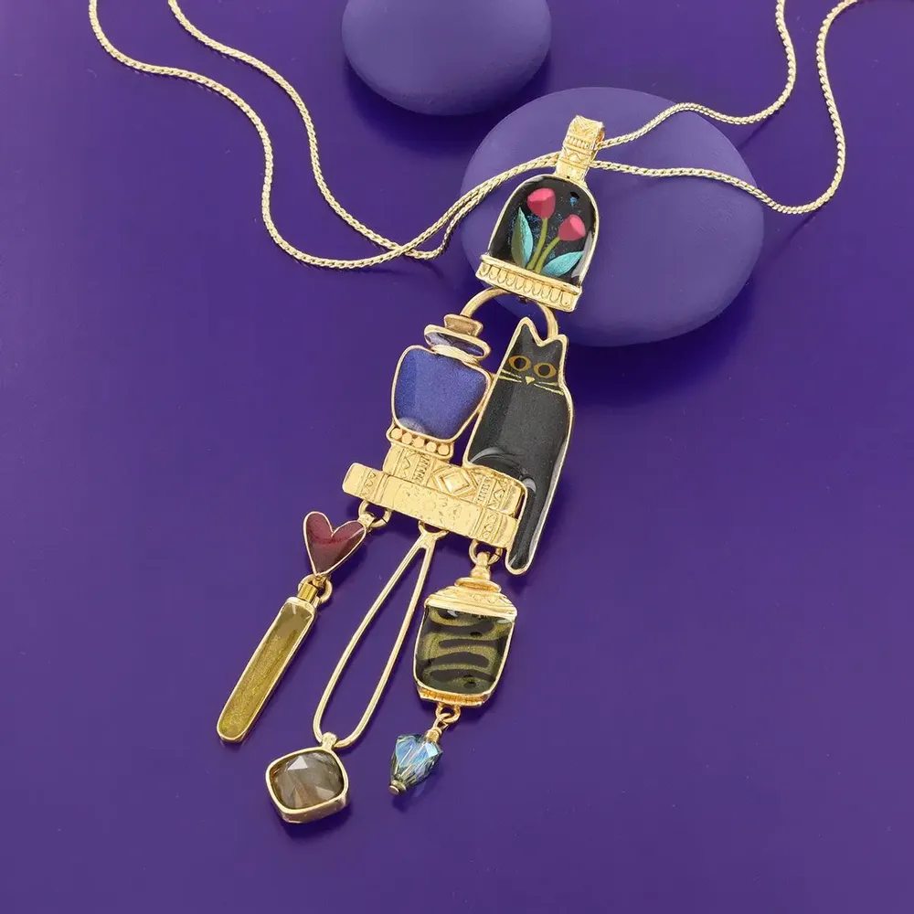 Bijoux - COLLIER MAGIC COULEUR DORE MULTI - TARATATA BIJOUX