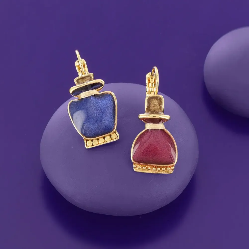 Bijoux - DORMEUSES MAGIC COULEUR DORE MULTI - TARATATA BIJOUX