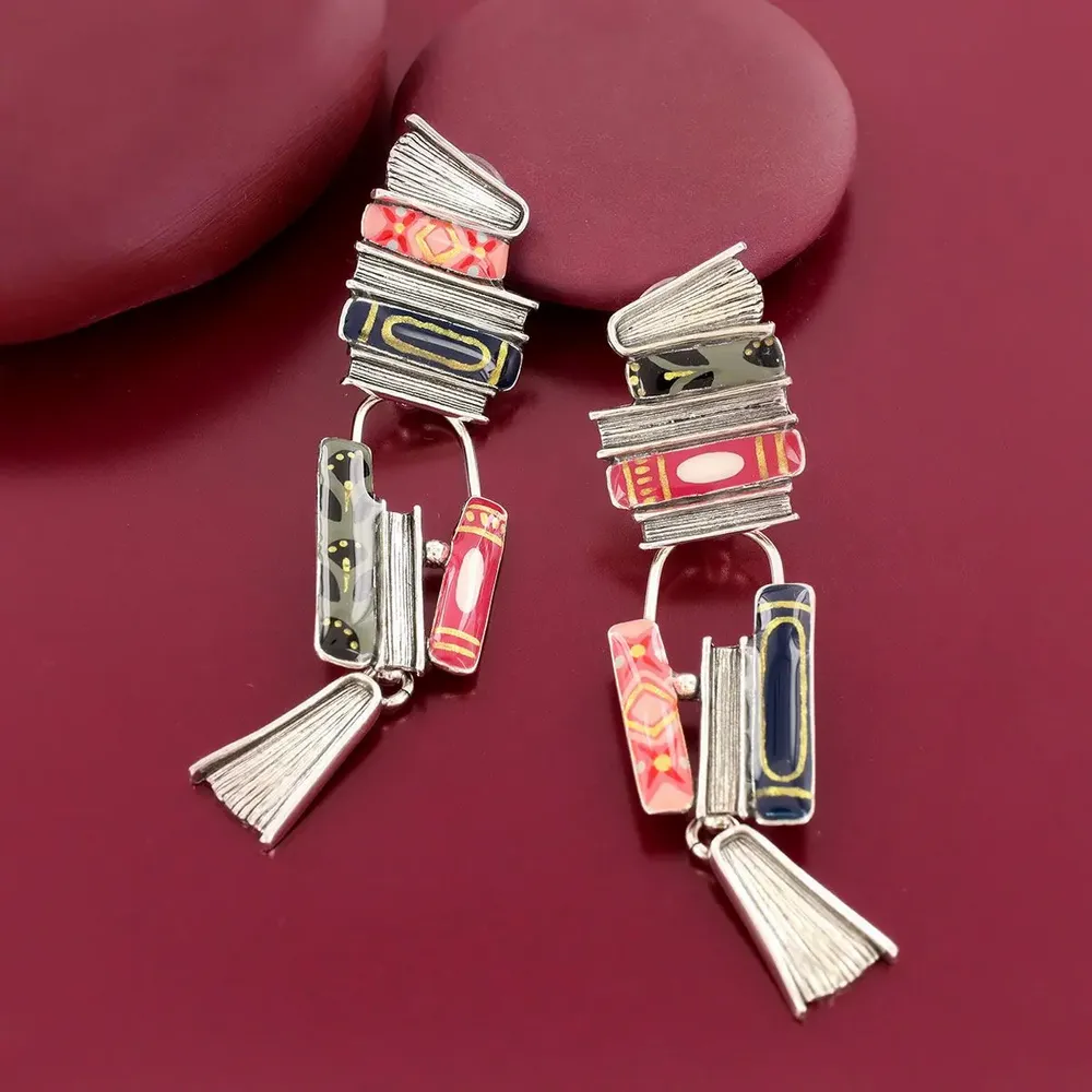 Bijoux - CLIPS ROMANS COULEUR ARGENT MULTI - TARATATA BIJOUX