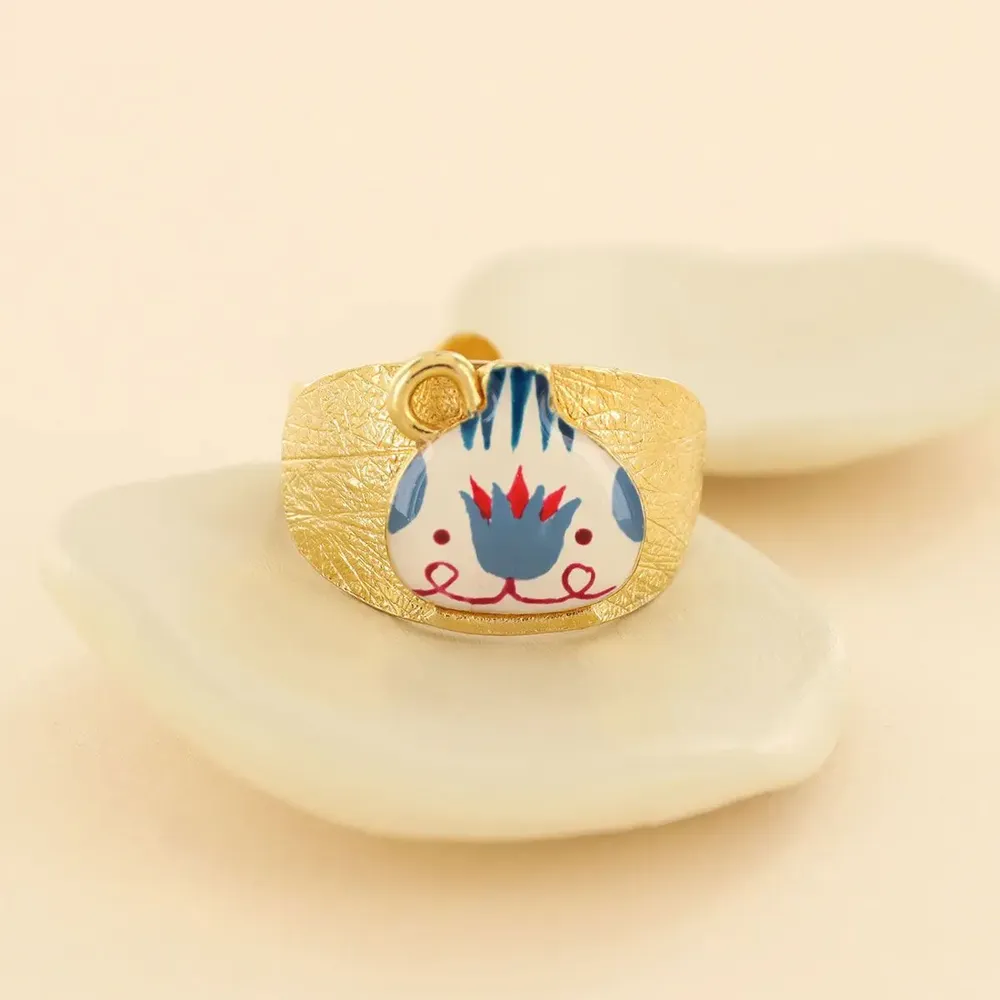 Bijoux - BAGUE ANTIQUE COULEUR DORE MULTI - TARATATA BIJOUX