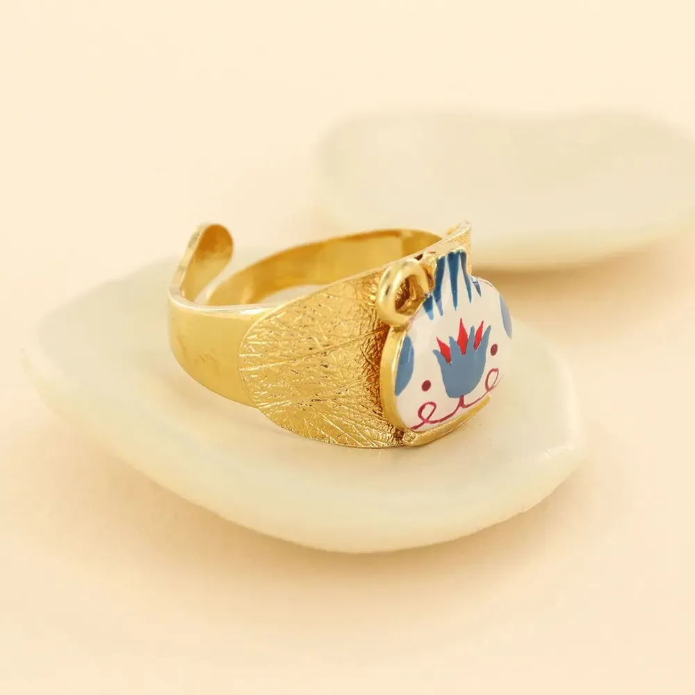 Bijoux - BAGUE ANTIQUE COULEUR DORE MULTI - TARATATA BIJOUX