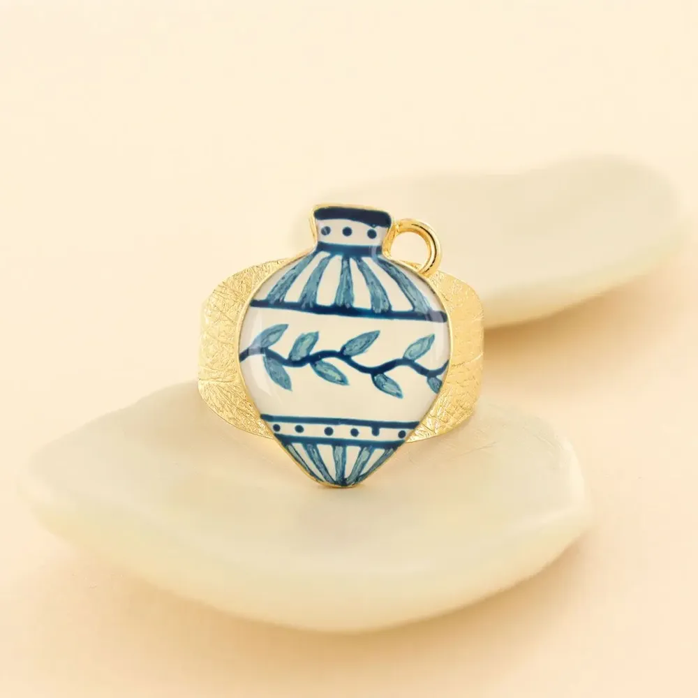 Jewelry - ANTIQUE RING, GOLD AND BLUE COLOUR - TARATATA BIJOUX