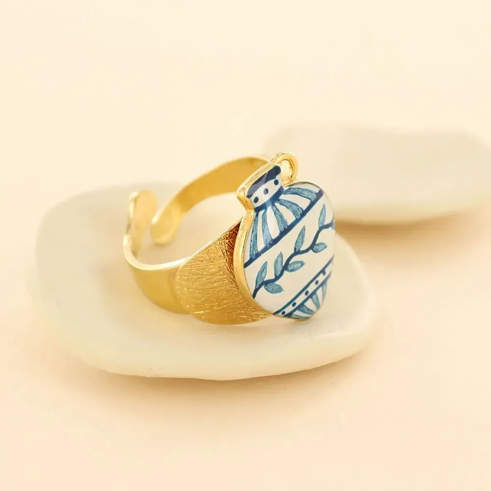 Jewelry - ANTIQUE RING, GOLD AND BLUE COLOUR - TARATATA BIJOUX