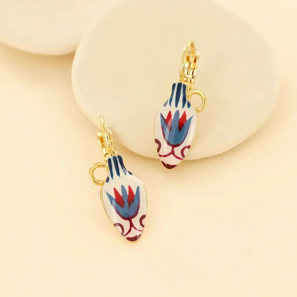 Bijoux - DORMEUSES ANTIQUE COULEUR DORE MULTI - TARATATA BIJOUX