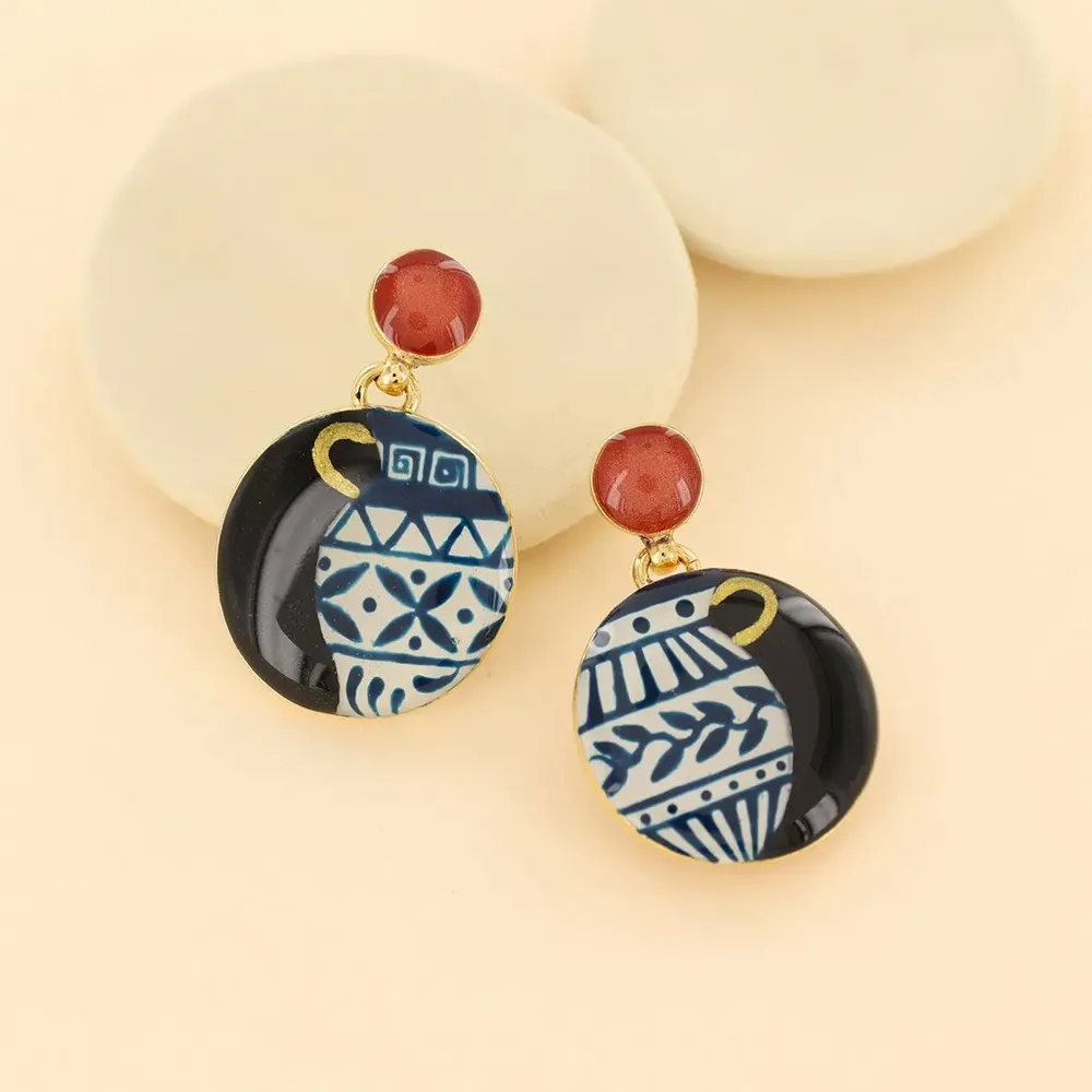 Jewelry - Antique Gold Color Multi-Colored Fleas - TARATATA BIJOUX