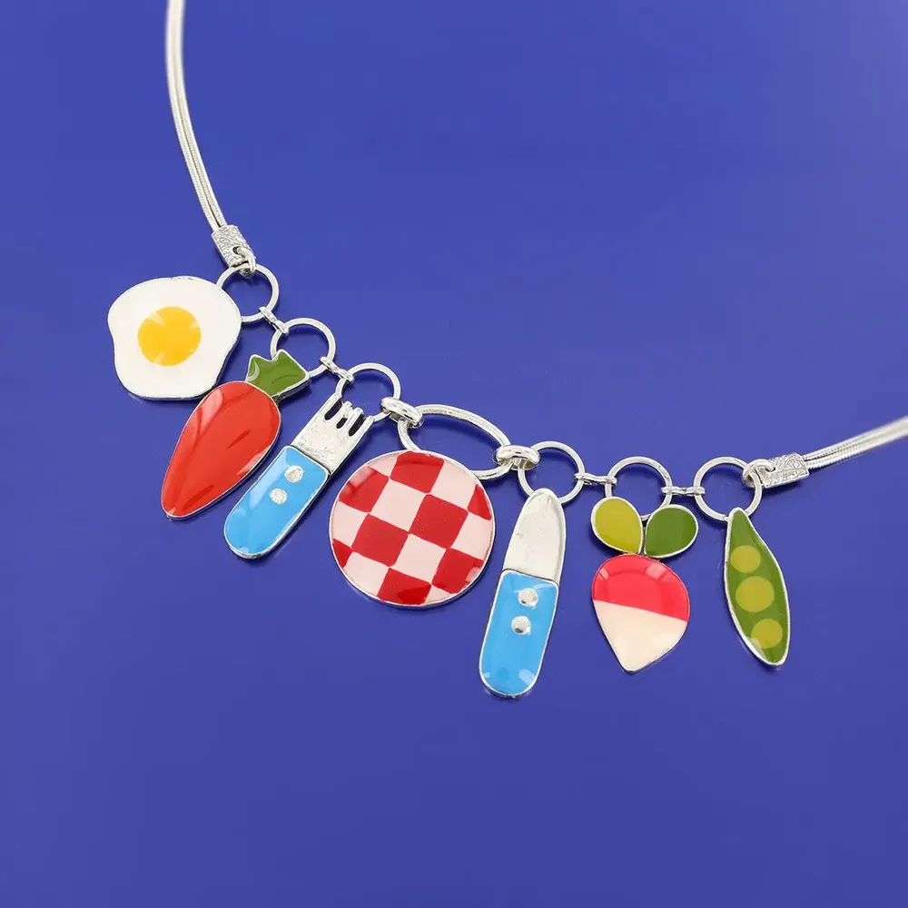 Bijoux - COLLIER DINETTE COULEUR ARGENT MULTI - TARATATA BIJOUX