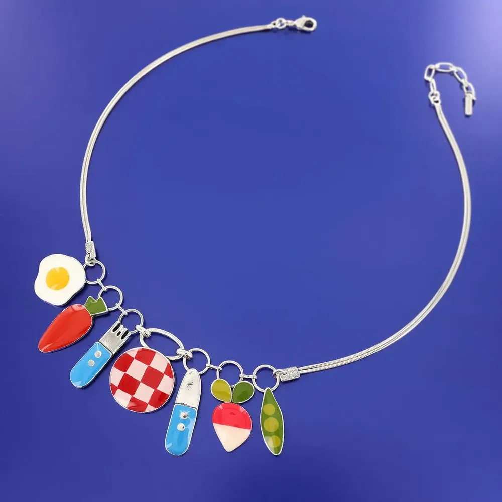 Bijoux - COLLIER DINETTE COULEUR ARGENT MULTI - TARATATA BIJOUX