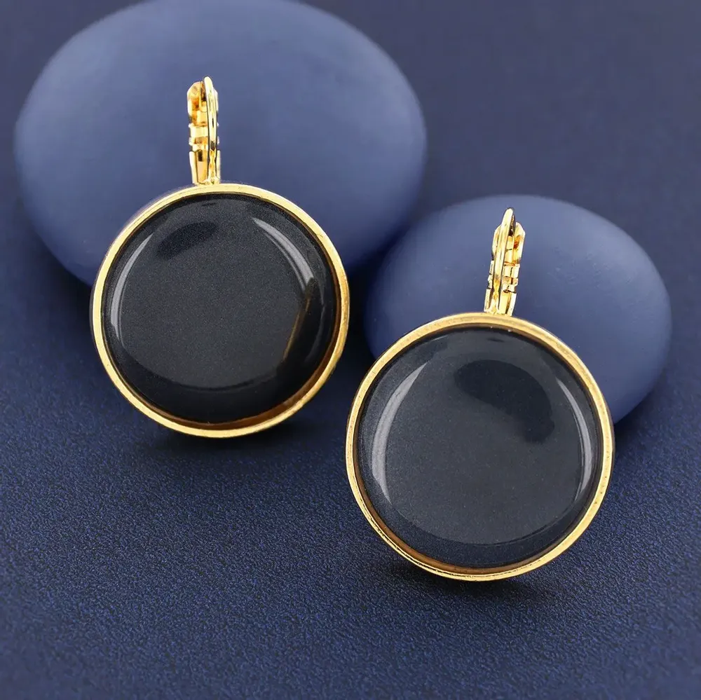 Jewelry - INSTINCT SLEEPERS GOLD BLUE COLOR - TARATATA BIJOUX